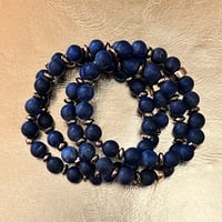 Image 4 of *new* LAPIS + PYRITE bracelets