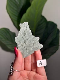 Image 1 of DOUBLE SIDED SUGAR COATED MINT GREEN APOPHYLITE CRUST -INDIA-