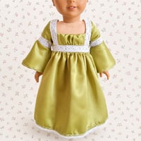 Lana long dress in olive green 
