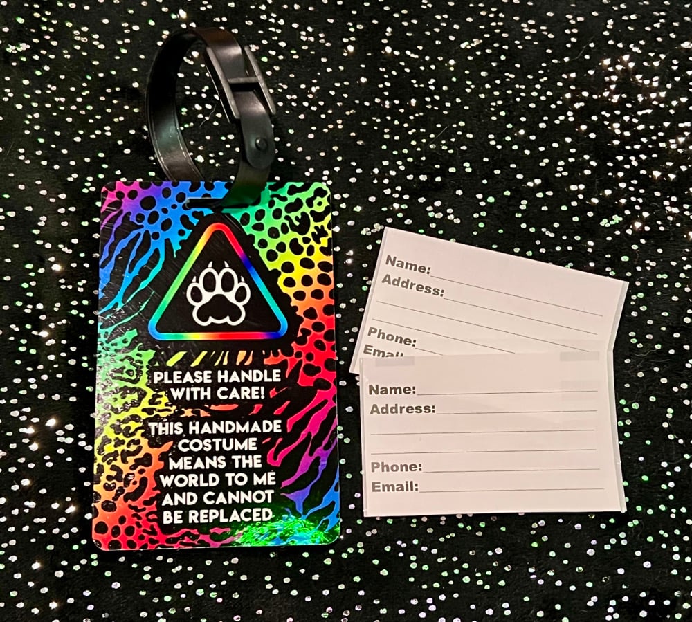 Image of Costume Luggage Tag