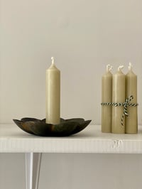 Image 3 of Bougies courtes vertes (x7)