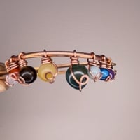 Image 4 of Chakra Charmed Copper Bangle✨