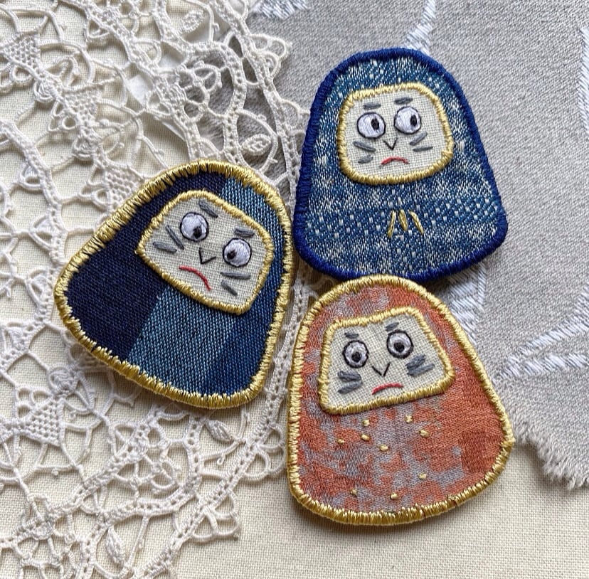 Image of Broche »Daruma »