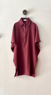 POMEGRANATE RED KAFTAN BLOUSE
