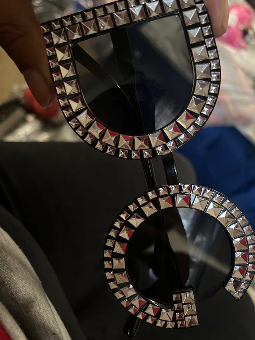 Image of Luxury Diamond Sunglasses Women Brand Design 2021 New Personality DG Sun Glass For Women Female