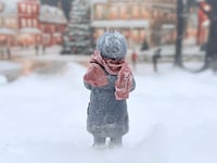 Image 2 of Spun Cotton Doll Ornament, Marlene