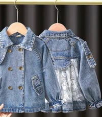 Image 2 of Denim Swing Jacket