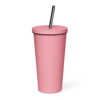 Image 8 of Insulated tumbler with a straw