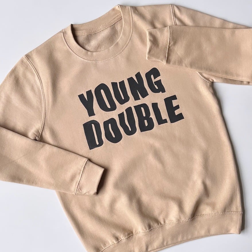 Image of Logo Sweater in Sand