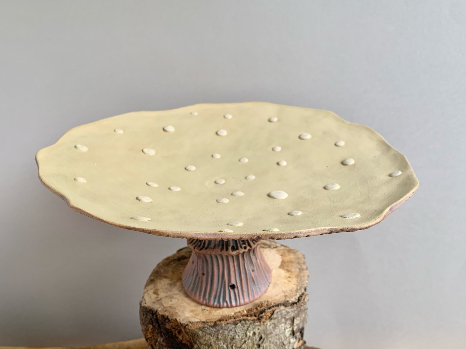 Image of Yellow Mushroom Sculpture 