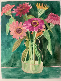 Zinnias No. 3