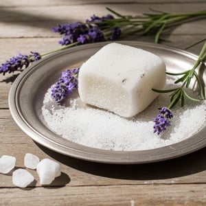 Image of Lavender Sugar Scrub Cubes