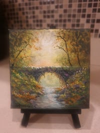 Image 1 of "Old Arched Bridge" Miniature Painting