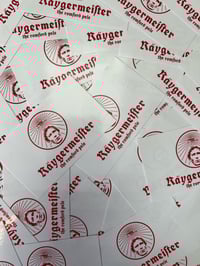 Raygermeister sticker