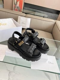 Image 3 of CD double strap sandals