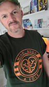 Mind, Body & Sole Forest Green Orange T-shirt 