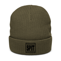 Image 1 of Spit Logo Recycled cuffed beanie