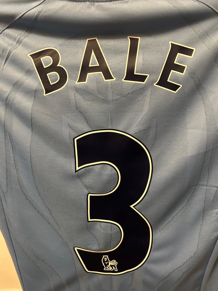 Image of Tottenham Hotspur “BALE 3” 2010/11 Away Shirt + PL patches (S)