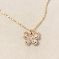 Image 1 of Bling Butterfly Necklace 