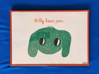 Image 2 of Poster  - Billy loves peas.