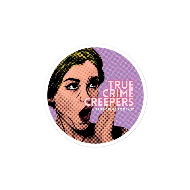 True Crime Creepers Logo Sticker Image 3