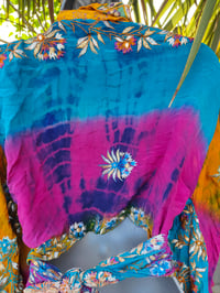 Image 6 of Wanderlust Stevie top rainbow tie dye upto 14