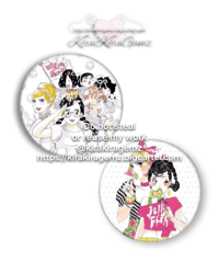 Image 1 of Princess Jellyfish Buttons