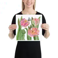 Image 6 of Parrot Tulips- Poster Print
