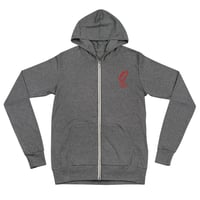 Image 1 of Unisex zip hoodie