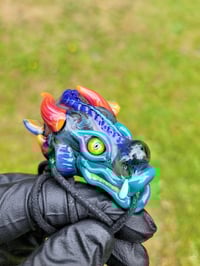 Image 7 of Color-Blast Dragon Fish Pendant