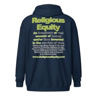 Image 7 of Religious Equity Unisex heavy blend zip hoodie