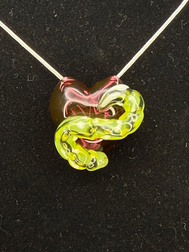 Image of Love Bug Heart Pendants 