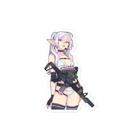Image 1 of Tactical Waifu Steel and Sorcery (without background) sticker