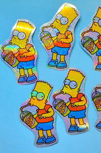 Image 1 of Bart Squishee Sticker