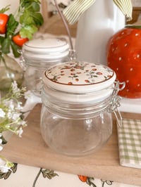 Image 3 of SALE! The Sweet Strawberry Mason Jars ( Set or Singles )