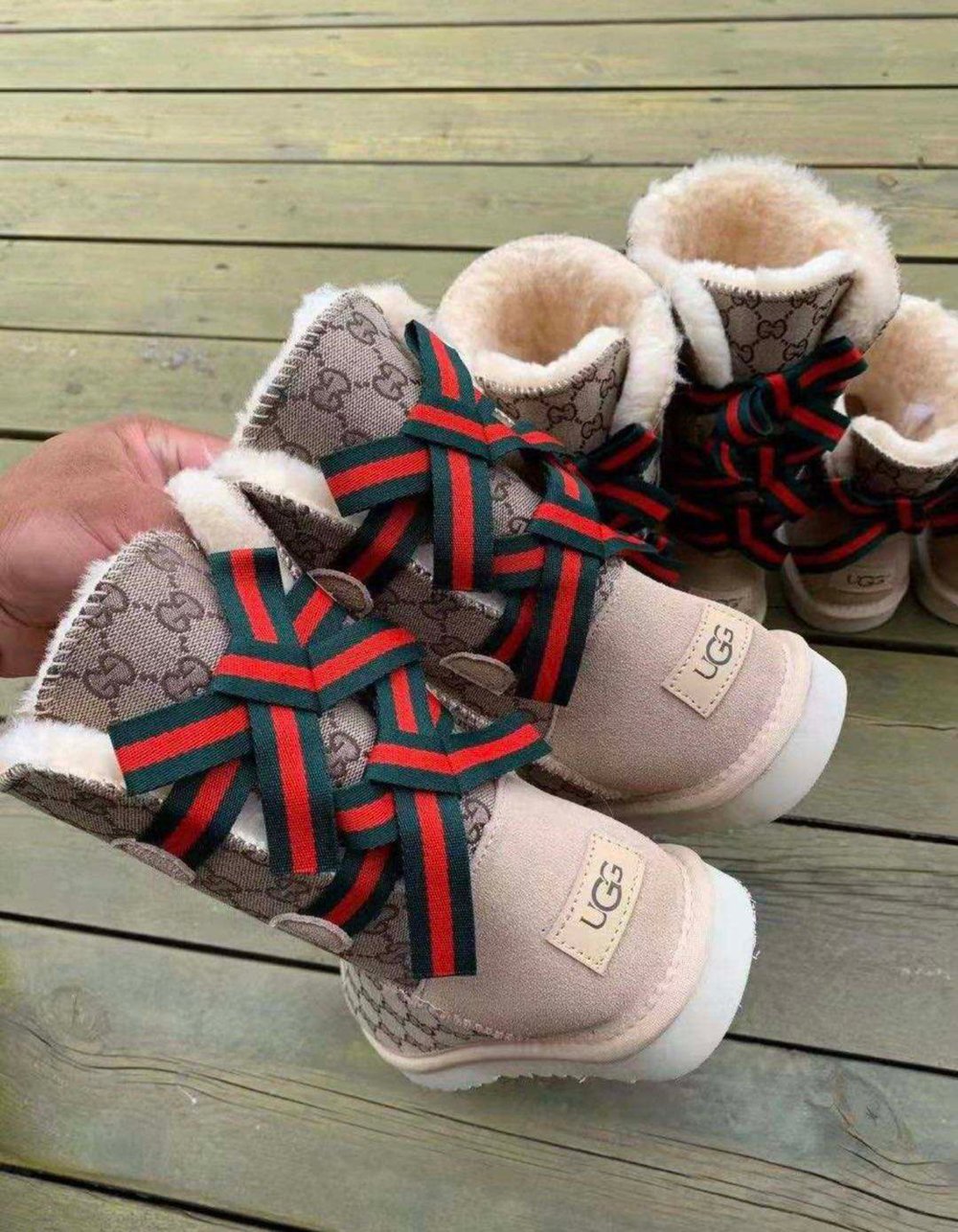 Gucci Bow Ugg boots