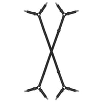 Image 3 of Bed Sheet Clips with 4 Way Grips – Fixing Straps for Bed, Sofa Covers, or Wood Use (2pcs Set)