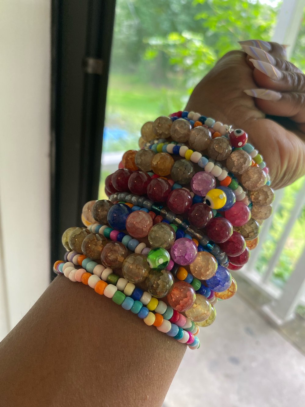 Image of Boho Bracelet Stretch Set Of 15 💓