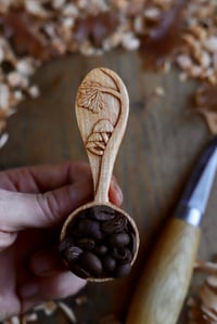 Image 3 of Oak and Mushroom- Coffee Scoop