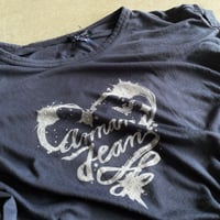 Image 2 of ARMANI JEANS HEART TEE