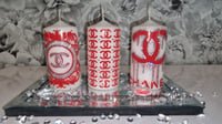 Image 2 of RED FASHION CANDLE SET