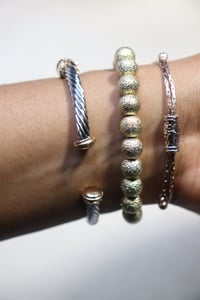 Image 3 of 3 piece stacked bracelet combo 