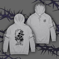 Image 2 of Skull & Rose Hoodie