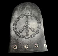Image 1 of “Chained Peace” grommet beanie