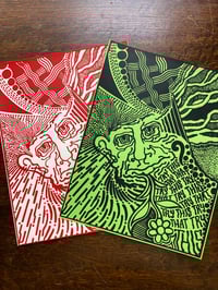 Image 1 of 'The Pattern Keeper' screenprints