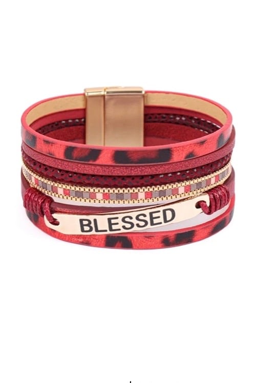 Image of “Blessed leopard lock Bracelet”