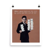 Image 1 of FRANZ KAFKA CARRYING CUPS POSTER