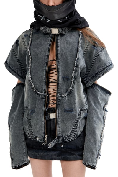 Image of K16CH1 - Biker Denim Jacket