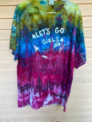 Image of 3XL Let's Go Girls Tie Dye Shirt 