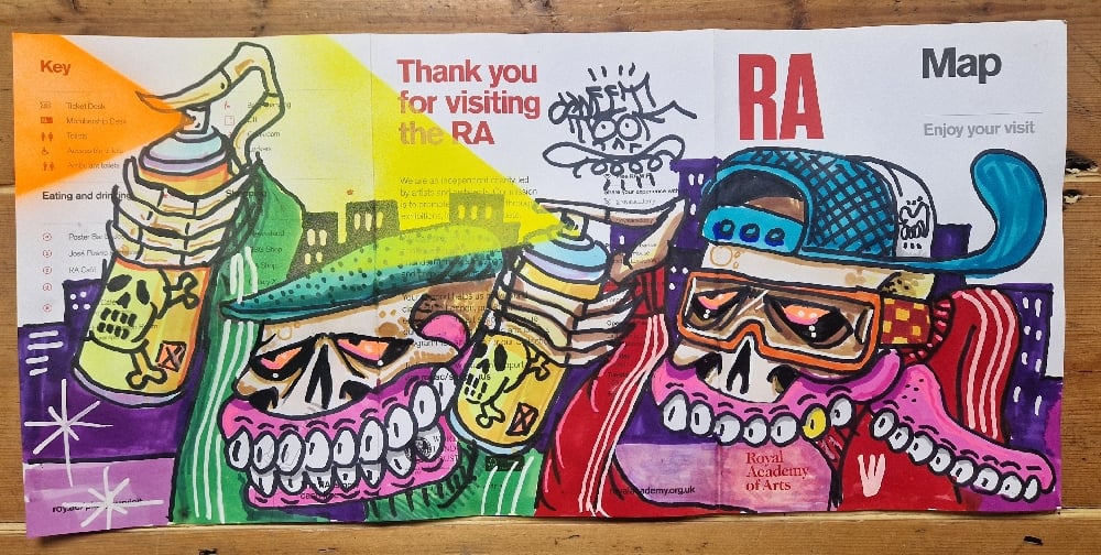 Back to the old school (Royal Academy of Arts Map)